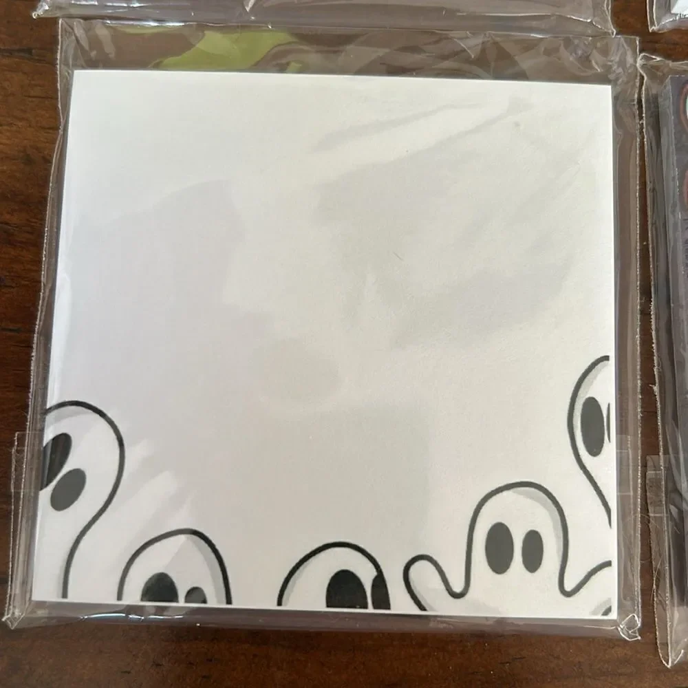 Sticky notes 4 plus 4 stickers bundle